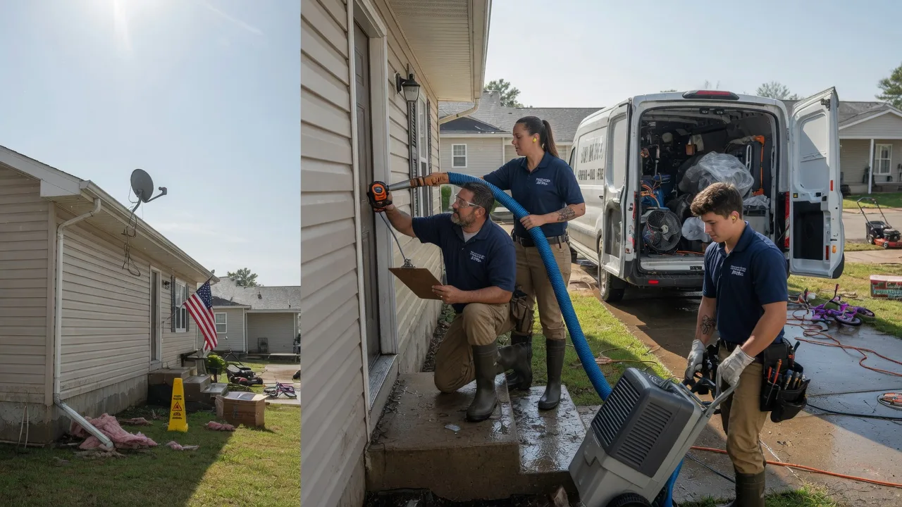 Ceiling Water Damage Restoration in Bonham, TX near me